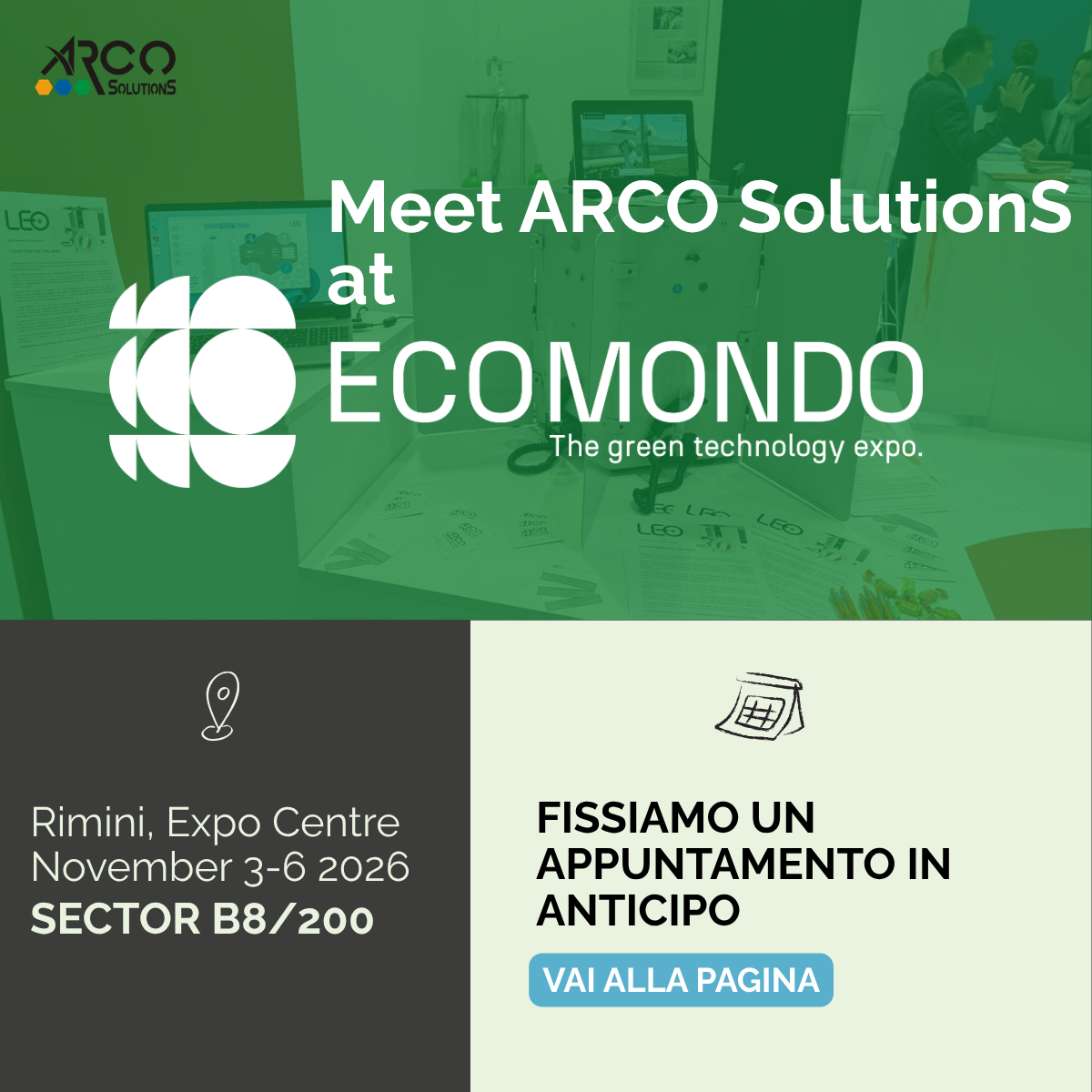 Prenota un appuntamento a Ecomondo 2026